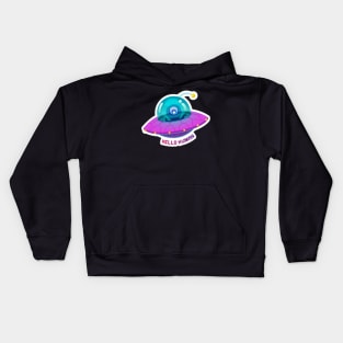 hello human Kids Hoodie